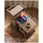 Multi Function Rubberwood Rolling Side Utility Cart