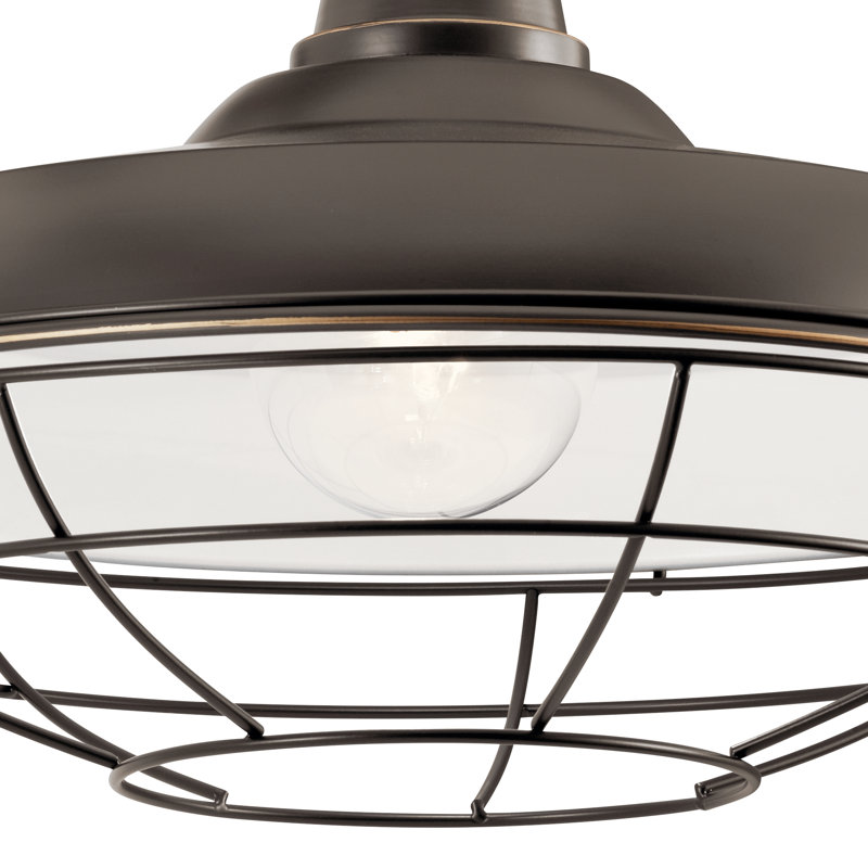 Hemlen Steel Wall Light, 16.25" H x 16.5" W x 23.25" D, Olde Bronze