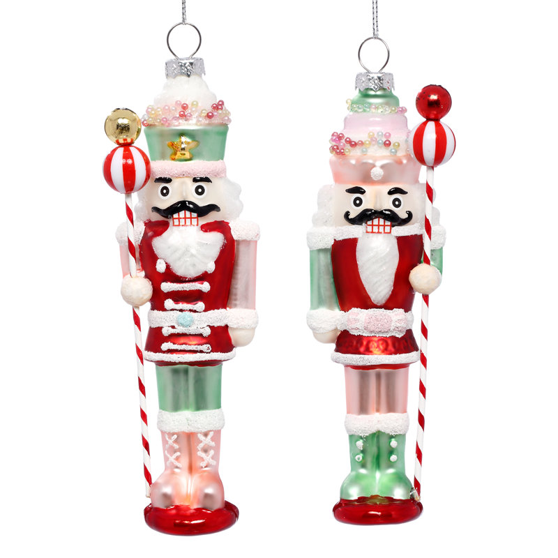 Traditional Nutcracker Ornament, Box Of 6 - 6.5 Inches