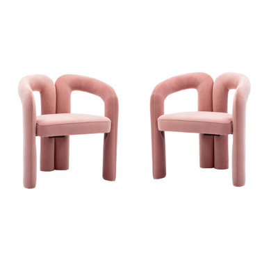 Fauteuil de 25,2 po de large Cahuilla, fauteuil de salon, fauteuil de lecture avec empreinte arrondie
