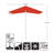 Kristofer 200cm X 150cm Rectangular Beach Parasol