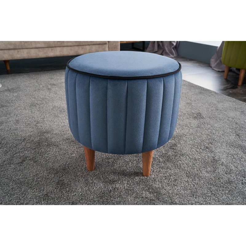 Pouf, Bleu