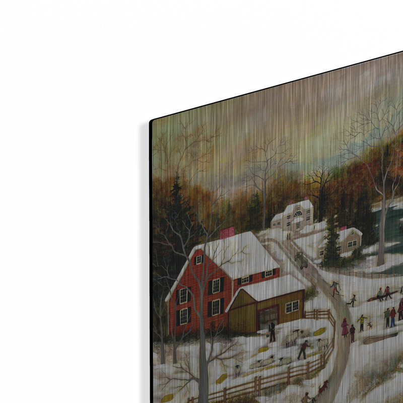  «March Twilight» par JL Munro, art mural en métal, 12 po x 16 po, H 16 po x l 12 po