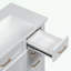 Meuble-lavabo de salle de bain avec lavabo en résine, deux portes à fermeture douce et quatre tiroirs-380815695