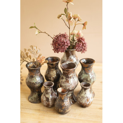 Ensemble de 9 vases en céramique Kalalou