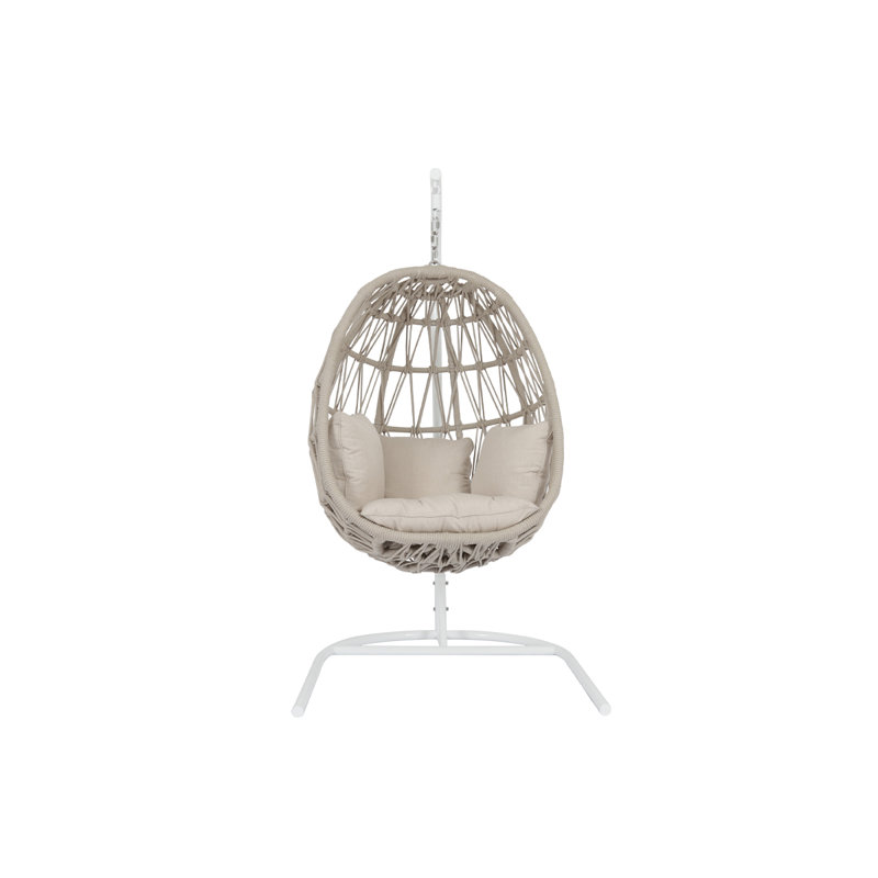 Chaise suspendue Milano, Toile de lin Sunbrella®, Blanc