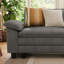 Canapé modulaire rembourré en forme de L de 123 po avec repose-pieds Colbey-1657403064
