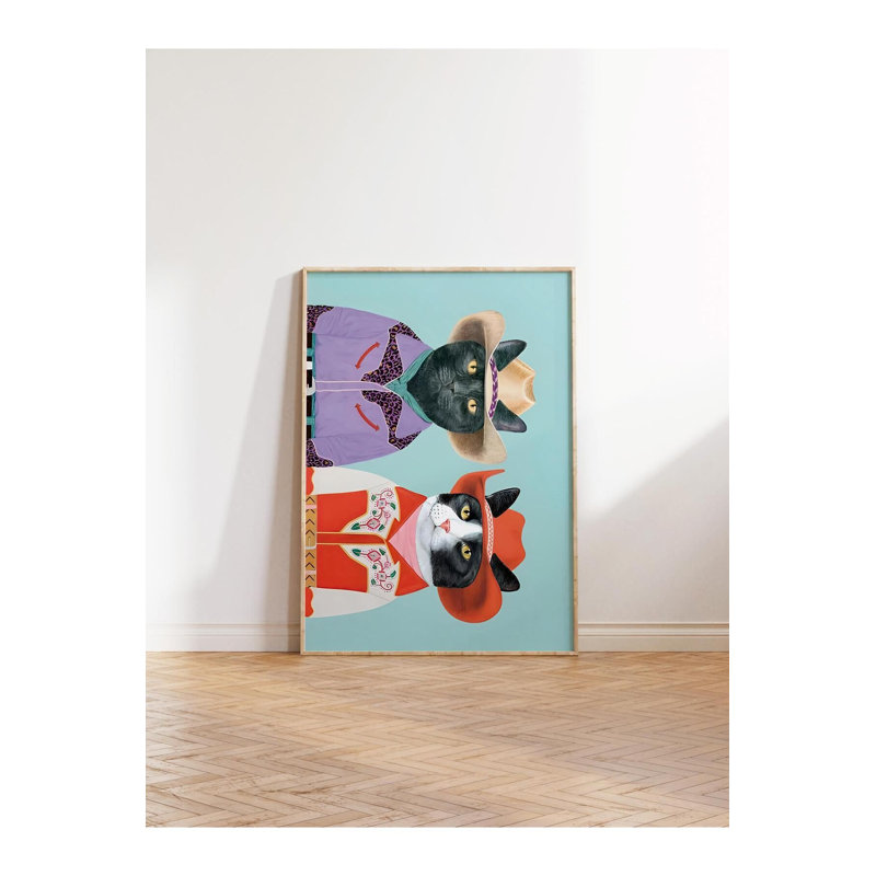 Peinture décorative encadrée