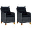 Chaise longue avec coussins 3 pièces Brundon-445863414