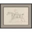 Figure on Horseback Framed Drawing Print