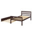 Structure de lit plateforme robuste avec lit gigogne extensible-1330119462