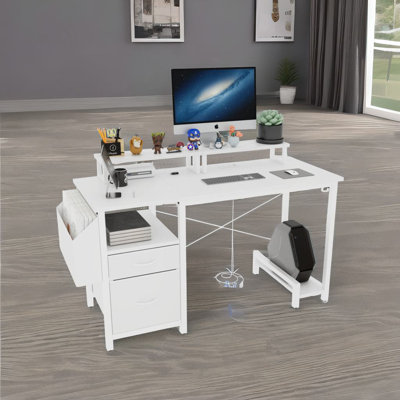 Bureau avec prise de courant