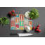 Lots of Chihuahua Glass Cutting Board Large