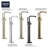 Essence New Single Handle Floor Mounted with Handshower-44218818