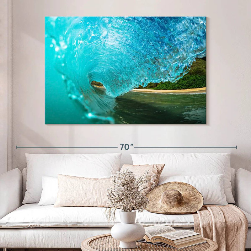 Gillard Cool Blue Wave, 34" H x 51" W