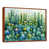 Toile avec cadre flottant brun