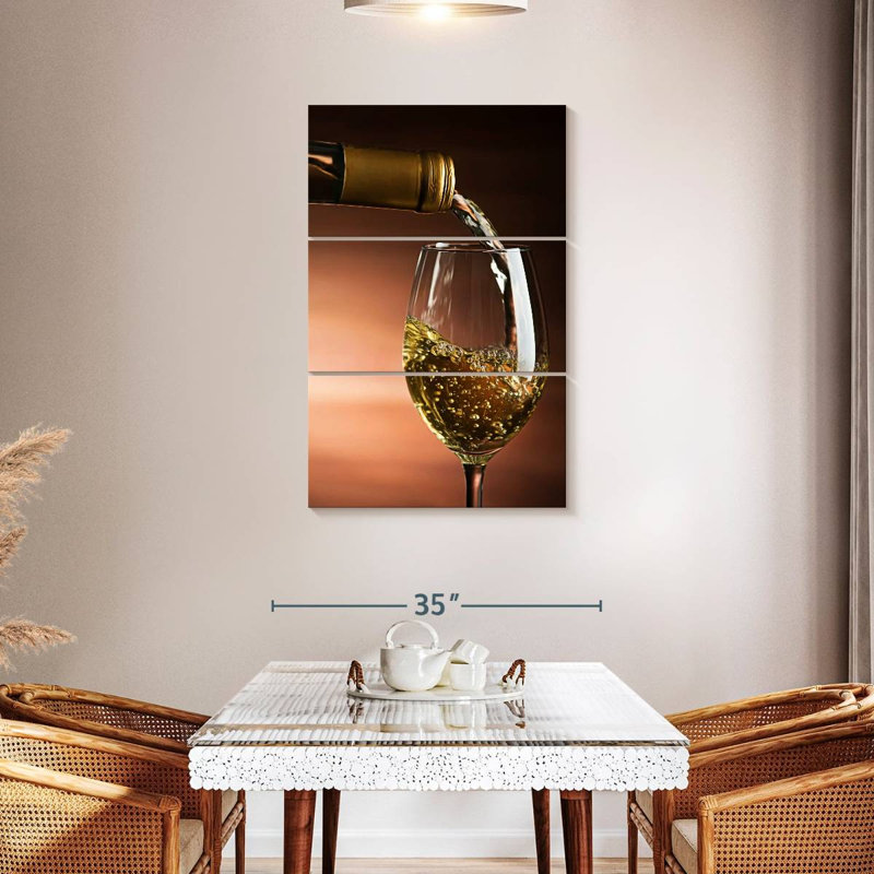 Yarlin White Wine Serving, 45" H x 28" W