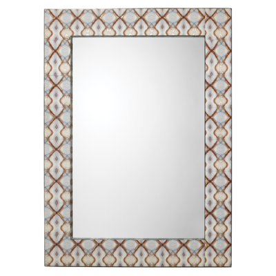 Kaleidoscope Engineered Wood Flat Wall Mirror