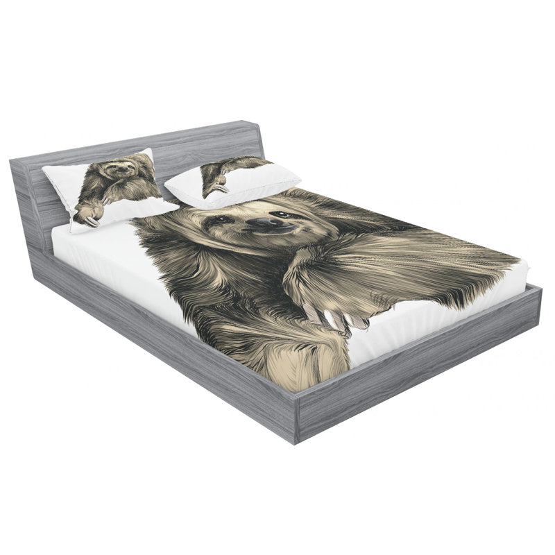 Microfiber Sheet Set, Queen Sheet Set + Fitted Sheet + 2 Pillowcases