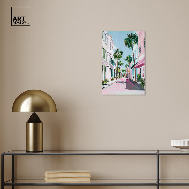 Down the Avenue, Toile tendue, H 15 po x l 10 po