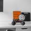 Analogue Metal Battery Tabletop Clock Black