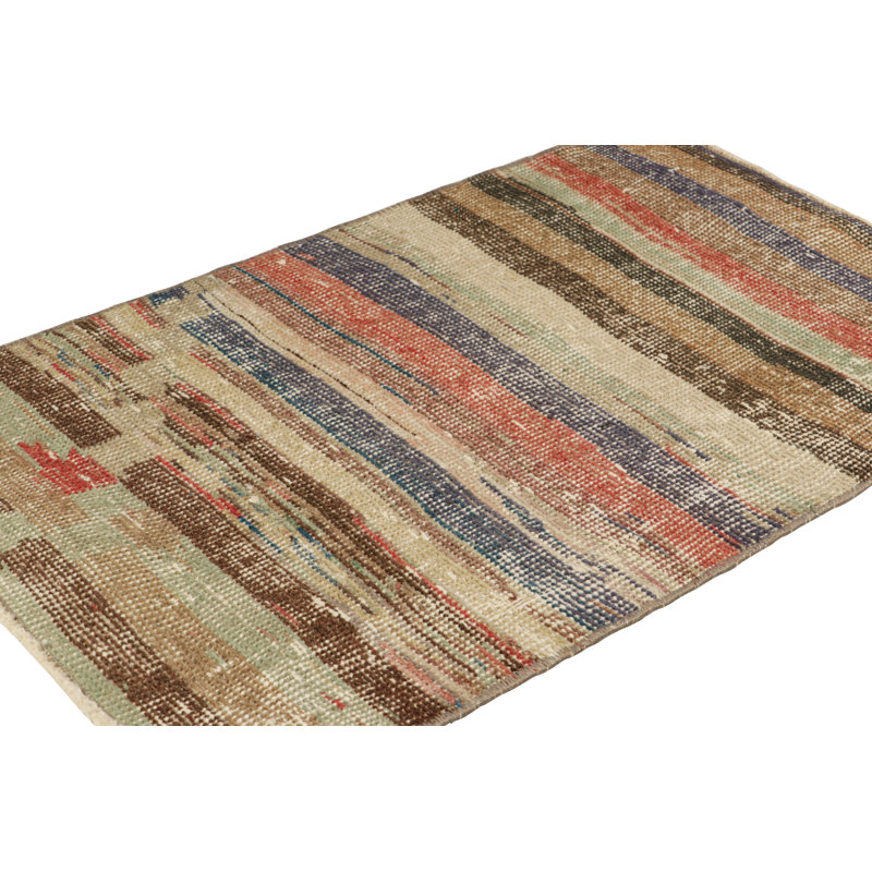 One-of-a-Kind 1'7" X 2'8" Hand Knotted Area Rug
