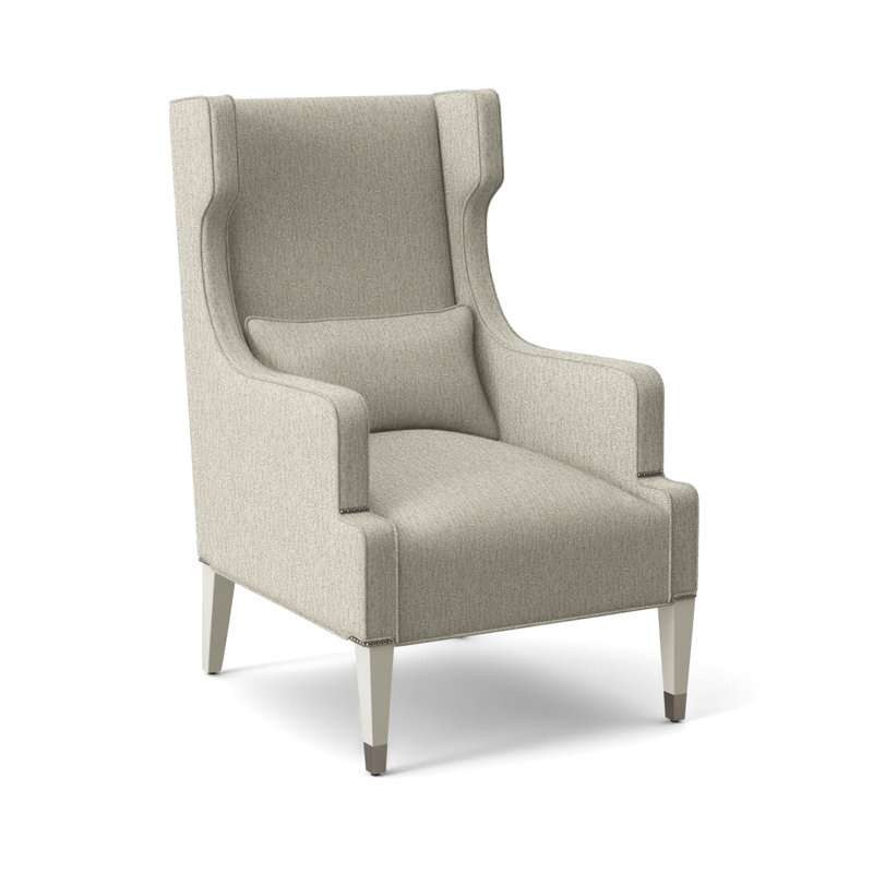 Thom Filicia Home 31" James Street Wing Chair, Wrenn, Ian Smoke