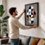 Interlocking Geometry Geometric - Framed Print-223153898-223153897