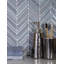 10.4"X10.4" Chevron Glass Mosaic Tile