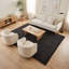 Tapis campagnard en jute et coton Colston-1690053899