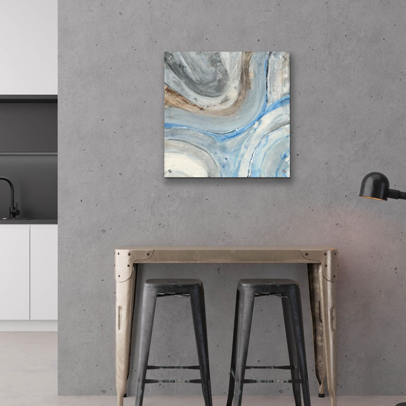 «Estuary» par Albena Hristova, art mural en verre acrylique, H 24 po x l 24 po x P 0,2 po