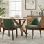Chaises de salle à manger rembourrées en similicuir (lot de 2)-116530375-112912422