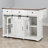 58" Wide Kitchen Island With Drop Leaf-1056925060