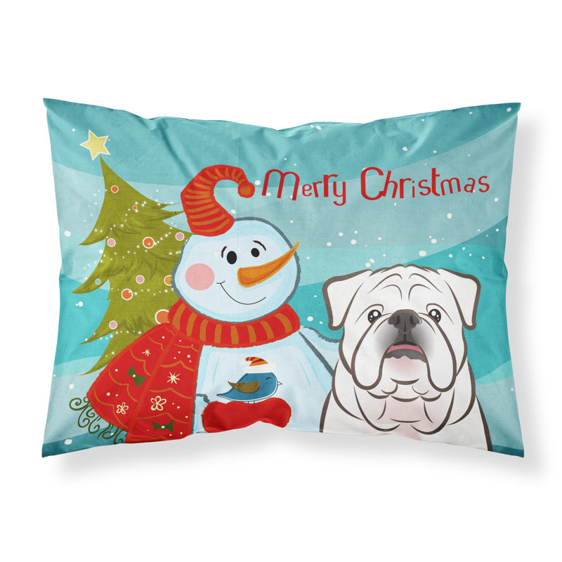 Microfiber, White English Bulldog
