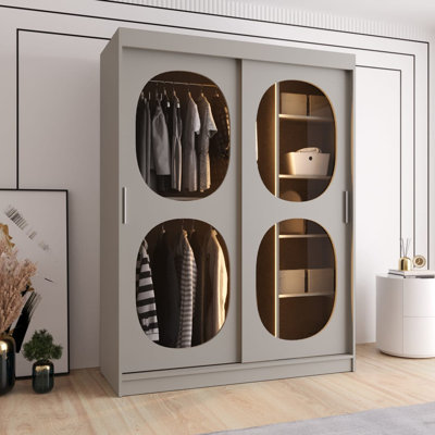 Bahrain 2 Door Manufactured Wood Wardrobe