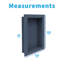 Shower Niche Waterproof Storage