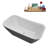 59" Streamline Soaking Freestanding Tub and Tray With Internal Drain-112235330