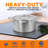 NutriChef 5 Quarts Stainless Steel Stock Pot
