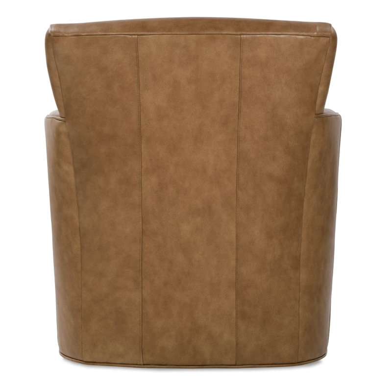 Times Square Leather Swivel Chair, Honey (KL207-92)
