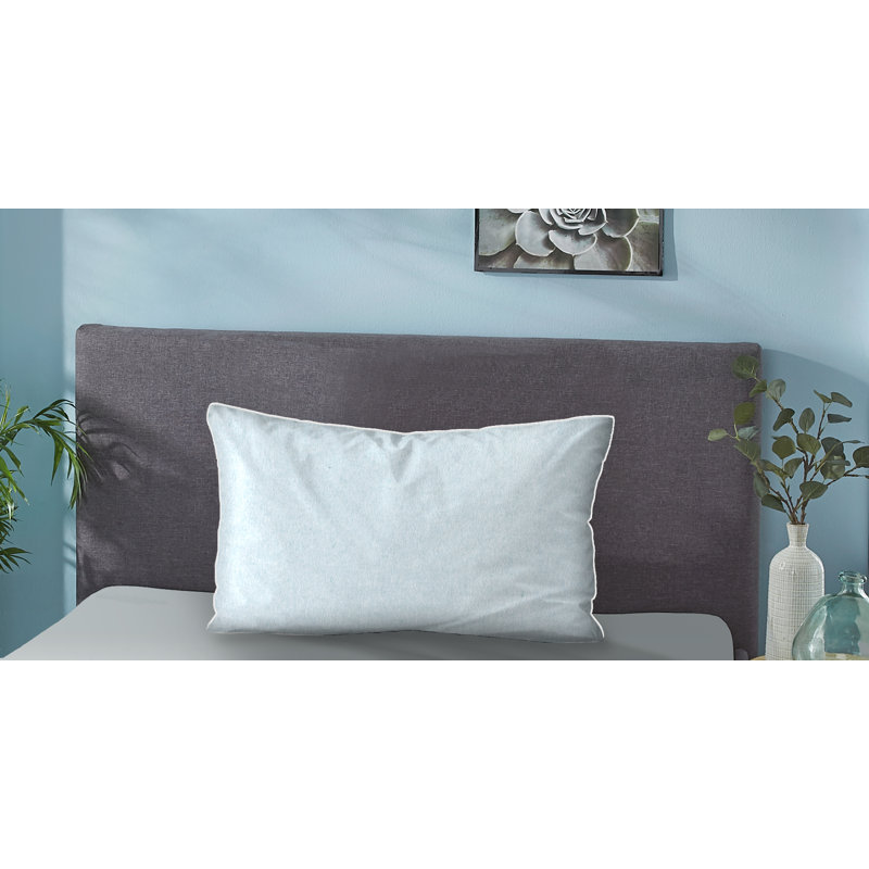 Flannel Flanell Pillow Case, 40 x 80 cm, Blue