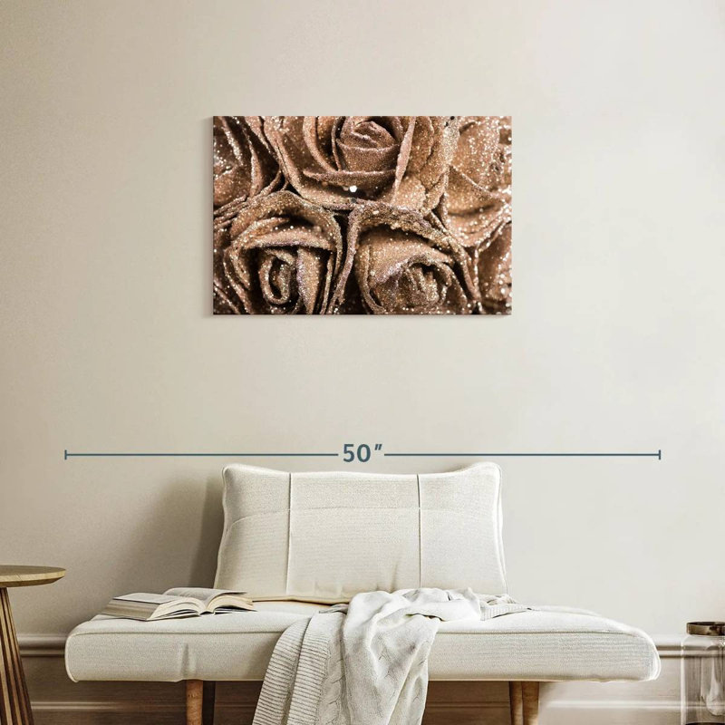 Harnek Sparkling Roses, 20" H x 30" W