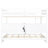 Bunk Bed With & Storage, Queen Over Queen, White Bed, - Reliable Construction Storage-1641180111
