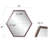 High-Density Polyethylene (HDPE) Hexagon Mirror