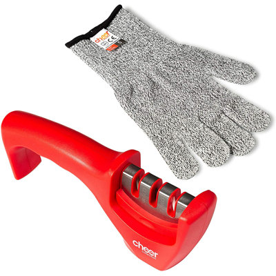 Cheer Collection 3 Stages Manual Knife Sharpener