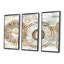 Ensemble de salon art mural beige boho bohémien mandala spirale I - Boho-373640557-373640551
