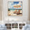 Beautify Beach Chairs Scenery III - Nautical & Beach Canvas Art Print