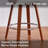 Swivel Beige Bar Stools Set of 4, 26" Upholstered Counter Height Bar Stools with Back and Wood Legs, Faux Leather Modern Barstools for Kitchen Counter-357890552-357890535