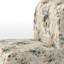 Vintage Neutrals Mosaic Flowers III - Upholstered Bohemian & Eclectic Accent Slipper Chair