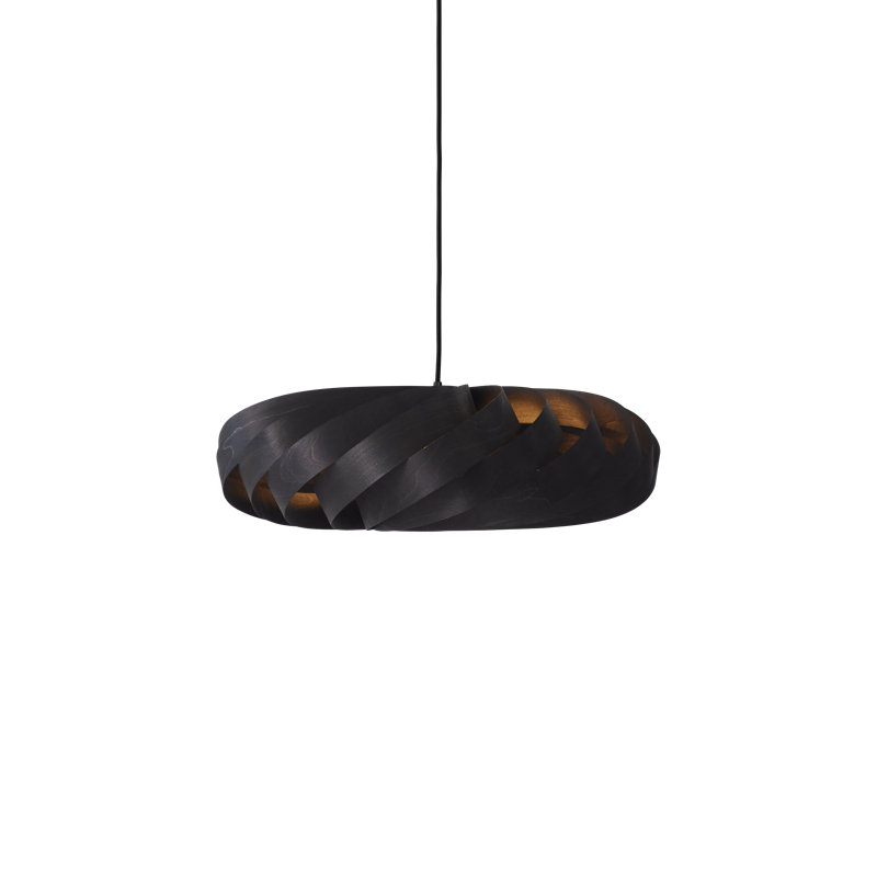 TR5 Pendant, Black, 7.87" H x 23.62" W x 23.62" D