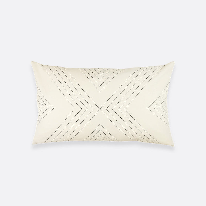 Lumbar Pillow Cover & Insert, Bone